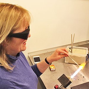 Heidi Kjeldsen Jewellery Murano Glass Melting Glassrods