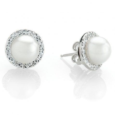Heidi Kjeldsen Cultured Pearl Diamond Earrings ER1798