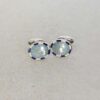 Grey Blue Enamelled Silver Cufflinks Heidi Kjeldsen Jewellery CL0237 still