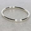 Hanne Large Oval Sterling Silver Bangle Heidi Kjeldsen Jewellers BL076 still