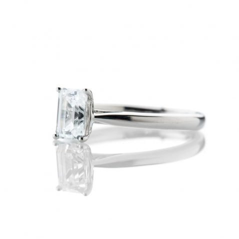 Heidi Kjeldsen Magnificent Emerald Cut Diamond Engagement Ring in 18ct White Gold or Platinum R1141 2 e1621800648857