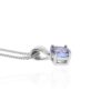 Viola Tanzanite Pendant Heidi Kjeldsen Jewellery P1058 white