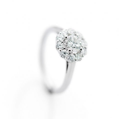 Diamondd Cluster ring by Heidi Kjeldsen Jewellery R1115 Vertical