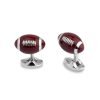 Heidi Kjeldsen Sterling Silver American Football Cufflinks CL0251