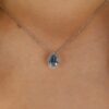 Aquamarine and Diamond Pendant Heidi Kjeldsen Jewellery P1142 model2 (2)