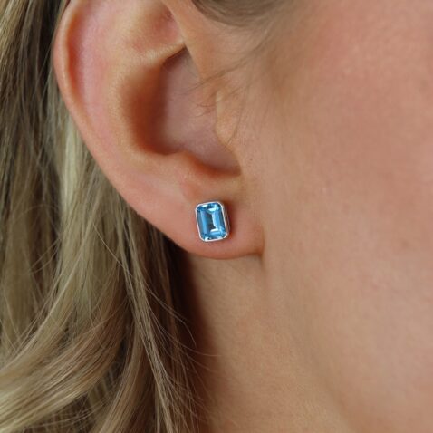 Freja Swiss Blue Topaz Earrings Heidi Kjeldsen Jewellers ER2302