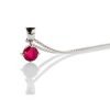 Heidi Kjeldsen Ravishing Red Ruby Pendant 9ct White Gold - P1201+W9SP182-2
