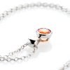 Heidi Kjeldsen Vibrant Fire Opal Pendant 9ct White Gold - P1203+W9CB161.71-3
