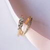 Heidi Kjeldsen Scintillating Brilliant Cut Natural Diamond Platinum And Gold Engagement Trilogy Ring R1320 and Diamond set wedding ring R1175 Still