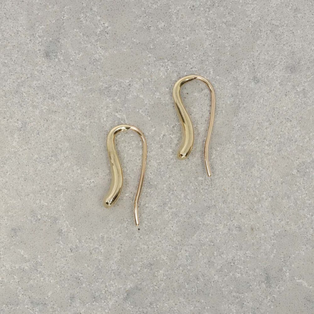 Eliza TearDrop Gold Earrings Heidi Kjeldsen Jewellery ER4994 still