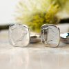 Heidi Kjeldsen Stylish Map Of Rutland Sterling Silver Cufflinks - CL289 still 1
