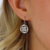 Tove Sterling Silver Love Knot Drop Earrings Heidi Kjeldsen Jewellers ER2350