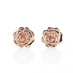 Chic Rose Gold And Sterling Silver Earrings - ER2031-3 Heidi Kjeldsen