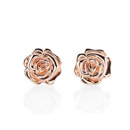 Chic Rose Gold And Sterling Silver Earrings - ER2031-3 Heidi Kjeldsen