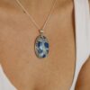 Naja K2 Granite Sterling Silver Pendant Heidi Kjeldsen Jewellers P1215