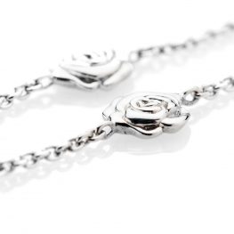 Charming Sterling Silver Rose Bracelet - Heidi Kjeldsen Jewellery - BL1009-2