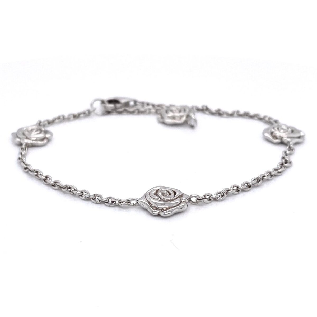 Rose silver bracelet outlet