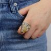Unusual Natural Ocean Jasper And Sterling Silver Ring - Heidi Kjeldsen Jewellery - R1223 Model
