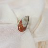Lace Agate Silver Ring Heidi Kjeldsen Jewellery white R1212