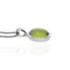 Peridot Cabochon Pendant Heidi Kjeldsen Jewellery P1252 side