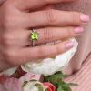 Peridot Ring R1539 Model By Heidi Kjeldsen Jewellery