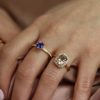 Viola Tanzanite and Diamond Ring - Image 2