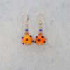 Heidi Blue Orange Dot Murano Glass Heidi Kjeldsen jewellery ER4709 still