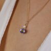 Heidi Glass and Cultured Pearl Pendant Heidi Kjeldsen Jewellers P1266