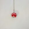 Heidi's Red Glass Pendant Heidi Kjeldsen Jewellery still p1318