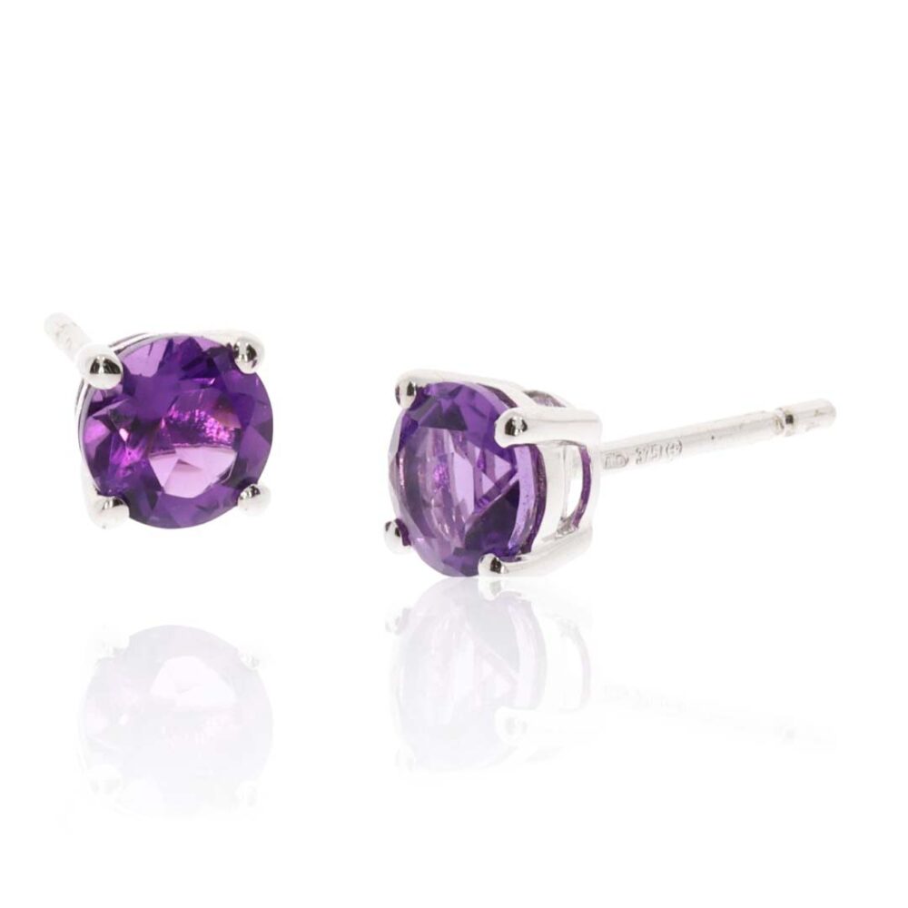 Viola Amethyst Purple Earrings Heidi Kjeldsen Jewellers ER1710 front