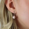 Alma Pink Drop Pearl and Diamond Earrings Heidi Kjeldsen Jewellers ER2458