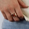 Cornelian and Gold Ring by Heidi Kjeldsen Jewellers R1567 Model