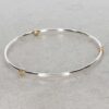 Eliza Gold Silver Wrap Bangle Heidi Kjeldsen Jewellers BL1309 still