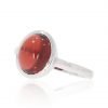 Garnet and White Gold Ring by Heidi Kjeldsen Jewellery R1533 Side View