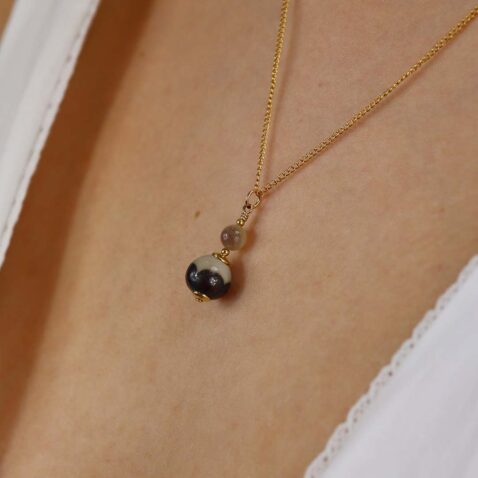 Heidi Botswana Agate Glass Pendant Heidi Kjeldsen Jewellers P1337