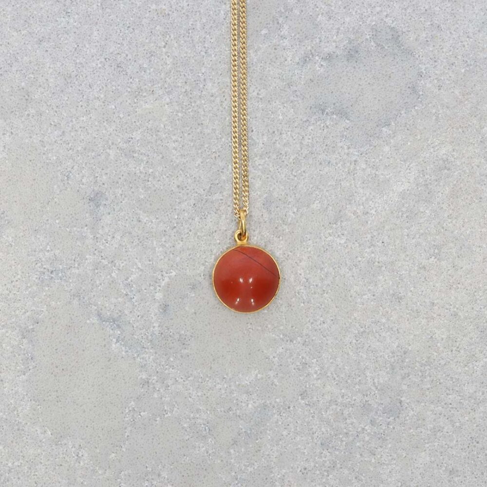 Naja Red Jasper Pendant Heidi Kjeldsen P1294 still