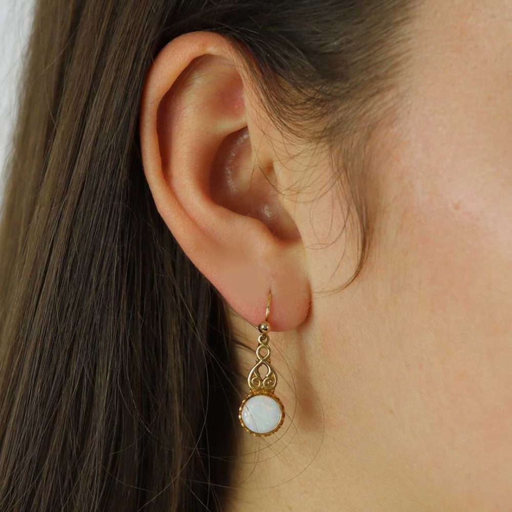 Heidi Kjeldsen Jewellery Opal Earrings ER1937 model1