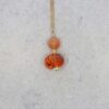 Heidi Orange Swirl Murano Glass Pendant Heidi Kjeldsen Jewellery P1381 still