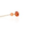 Heidi Orange Swirl Murano Glass Pendant Heidi Kjeldsen Jewellery P1381 white