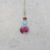 Heidi Pink Turqouise Murano Glass Pendant Heidi Kjeldsen Jewellery P1347 still