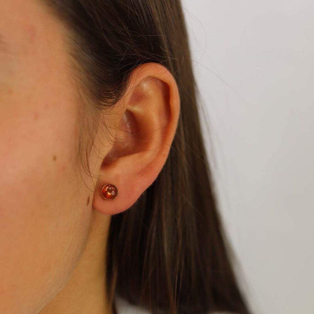 Naja Sunstone Earrings Heidi Kjeldsen Jewellery ER2220