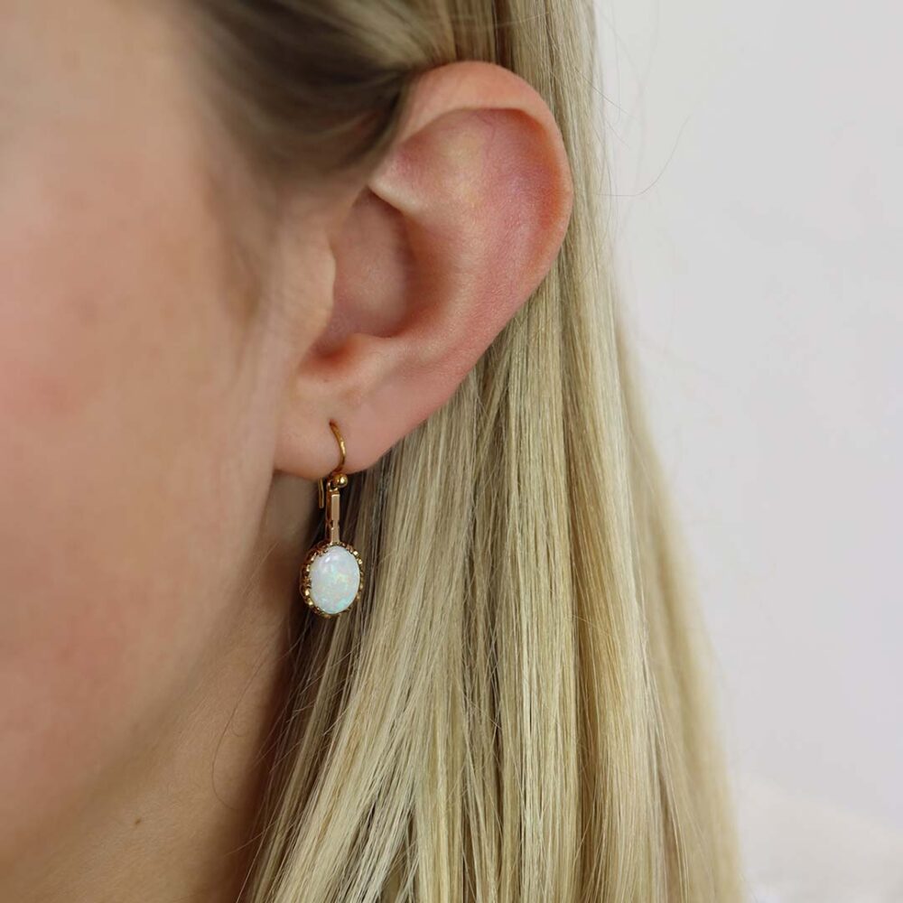 Per Opal Gold Earrings Heidi Kjeldsen Jewellers ER1699