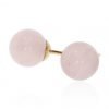 Rose Quartz and Gold studs By Heidi Kjeldsen Jewellery ER2371 Stack