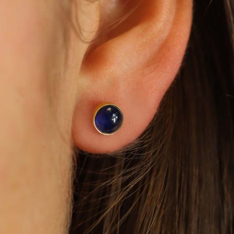 Sara sapphire Cabochon Earrings Heidi Kjeldsen Jewellery ER2473 (2)