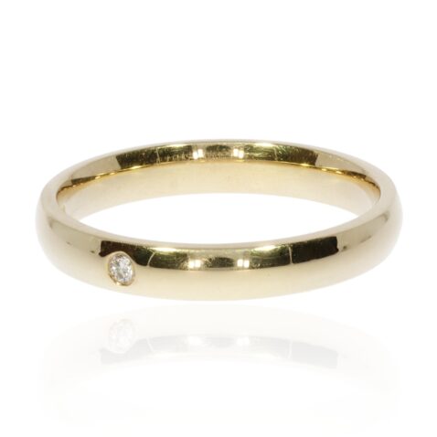 Sofia Diamond Yellow Gold Ring Heidi Kjeldsen Jewellery R1518 side