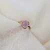 Viola Amethyst Rose Gold Ring Heidi Kjeldsen Jewellery R1573 white
