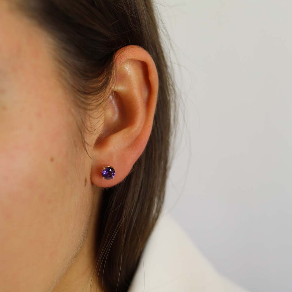 Viola amethyst earrings Heidi Kjeldsen Jewellery ER2377