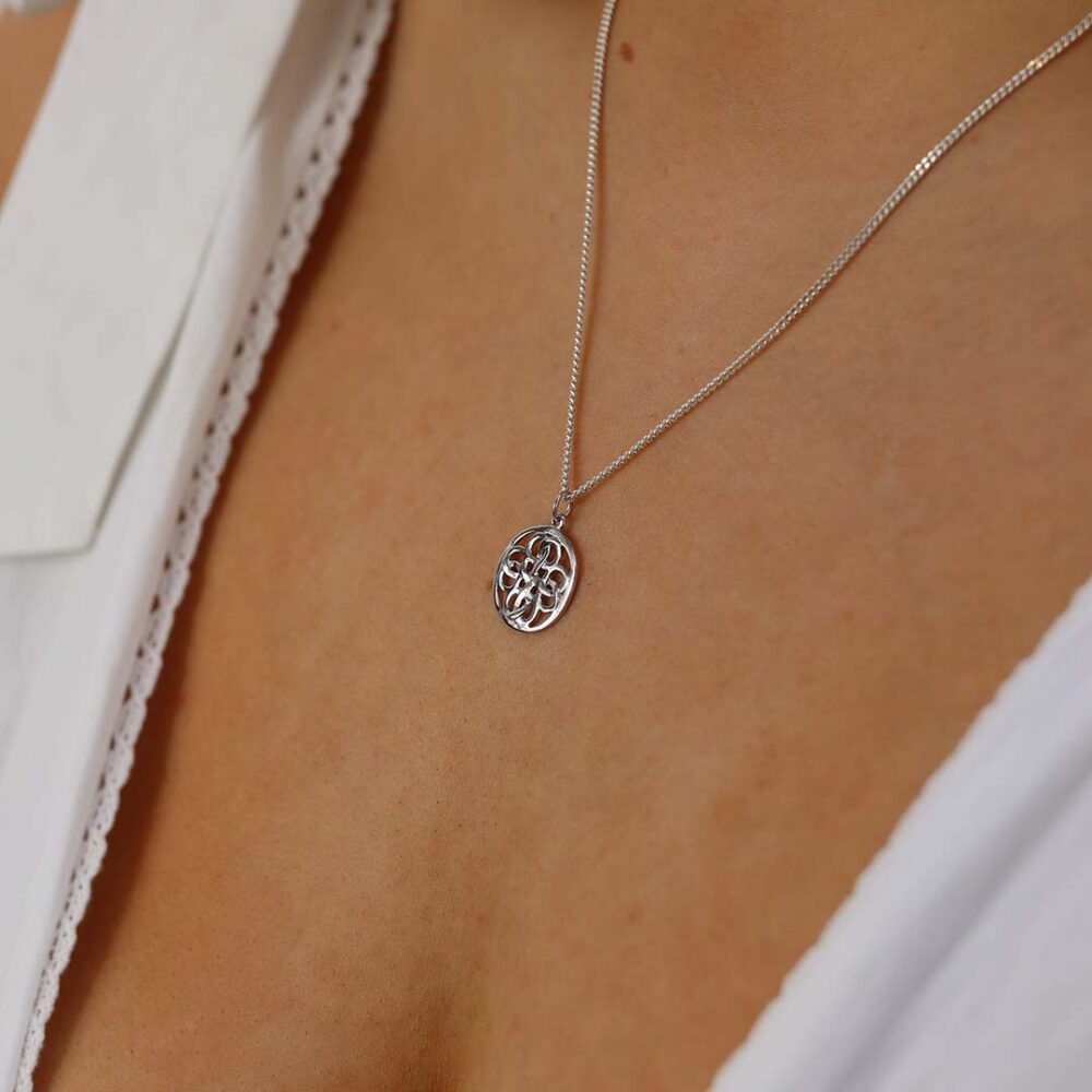 Tove Sterling Silver Medium Love Knot Pendant Heidi Kjeldsen Jewellers P1229
