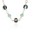 Striped Murano Glass Heidi Kjeldsen Ltd NL1248 hanging