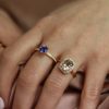 Morganite rings by Heidi Kjeldsen jewellery R1292 R1623 Model 6